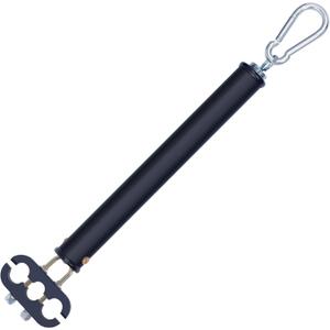 Cheemuii 20" Single Tender Spring Kit Heavy Duty ABS Air Line Hose Tracker Tender Kit with 3 Hose Holders for Semi Truck Trailer Tractor