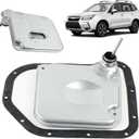 31728AA141 Automatic Transmission Filter Oil Pan Gasket Kit Compatible With 2013-2016 Subaru Forester Legacy Outback 2.5L 2012-2014 XV Crosstrek Impreza 2.0L Replaces 46321-23000