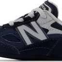 New Balance Kids' 990 V6 Lace-up Sneaker (5 X-Wide Toddler, Navy/Silver)