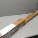Ivilon Drapery Treatment Window Curtain Rod - Acrylic Ball 1 inch Pole. 72 to 144 Inch. Warm Gold