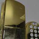 MiLocks DF-02P Keyless Entry Deadbolt Door Lock with Electronic Digital Keypad Entry, Polished Brass , Yellow