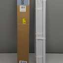 LazBlinds No Tools No Drill Cordless 1" Vinyl Mini Blinds, 100% Privacy S-Curve Blinds for Indoor Windows, Room Darkening Horizontal Window Blinds and Shades for Home, 30 1/2" W x 64" H, White