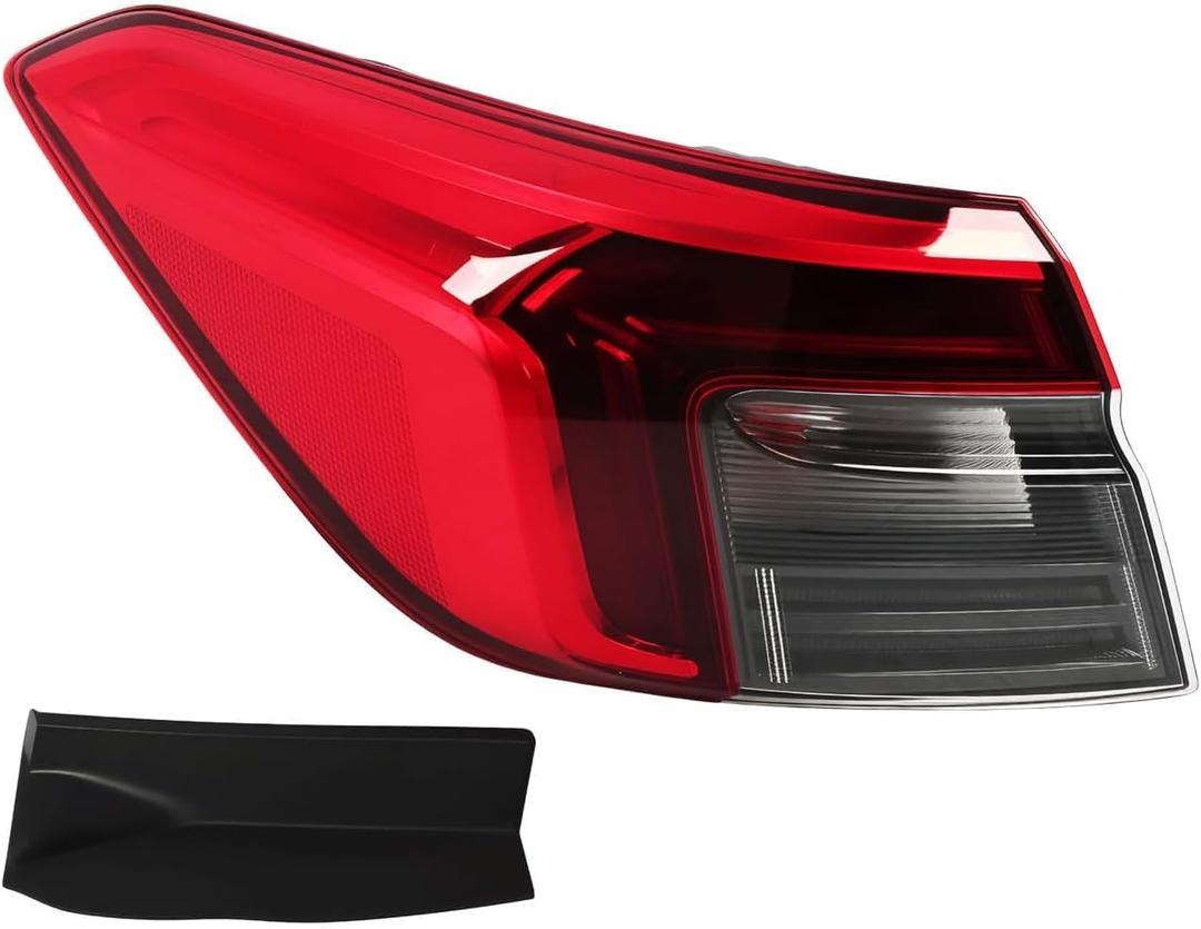 Outer Tail Light Assembly Driver Compatible with 2022 2023 Civic Sedan Sport LX EX SI Touring Left Rear Tail Lamp Taillight 33550T20A01 HO2804123