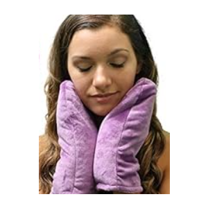 Mars Wellness Heated Microwavable Booties - Microwavable Socks Heated Booties for Women and Men - Herbal Hot/Cold Deep Slippers Women (Mauve) (Pack of 1)