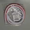 Flexible Quarter Round Molding Double Sided Self Adhesive Peel and Stick Bendable Molding Trim for Floor, Bathrooms, Cabinet Edge, Countertops, Kitchens (39inch)