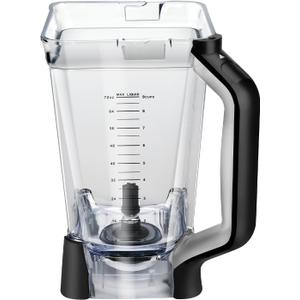 Replacement Pitcher for Ninja Blender 72OZ XL Cups Replacement, Replacement Parts Accessories Vaso de Licuadora Ninja for Ninja Blender BL610, BL610BRN, BL610C, BL710WM, CO610B, CO650B, CT610 etc.
