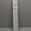 No Drill Cordless Vinyl Mini Blinds,White,28.5" W x 64" H