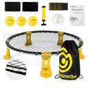 Roundnet Game Set with 3 Balls and Strip Light (ONLY for Pro Kit) - Roundnet Game for Outdoor Indoor Lawn Beach Backyard and Park
