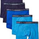 Nautica mens Classic Cotton Boxer Brief Multipack (Peacoat/Aero Blue/Sea Cobalt- 5 Pack), XL