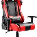 GTRACING Gaming Chair Racing Office Computer Ergonomic Video Game Chair Backrest and Seat Height Adjustable Swivel Recliner with Headrest and Lumbar Pillow Esports Chair (Red)
