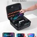 STARTRC GAMES Switch 2 All in One Carrying Case for Nintendo Switch 2, Portable Hard Travel Case with Game Card Slots, Portable Storage Carry Bag for Switch 2 Console Pro Controller Accessories