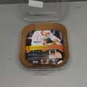 4 qt Air Fryer Liners, Chefman Air Fryer Liners, Disposable 4qt Air Fryer Liner for GreenLife 4.5 QT Cuisinart Airfryer, Non-stick Parchment Paper for Frying, Baking- Unbleached(120Pcs)