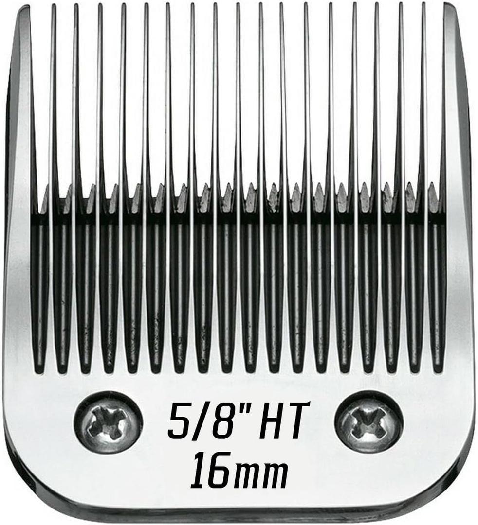 5/8HT（64930） Blade Dog Grooming Clipper Replacement Blades Compatible with Andis Dog Clippers,Detachable Stainless Steel Blade,Size-5/8 HT, Cut Length-5/8 Inch