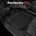 Floor Mats for 2018-2025 2026 Ford Expedition/Expedition Max/Expedition Limited, with 2nd Row Bucket Seat, All Weather Protection Mat Includes 1st and 2nd 3rd Row Liner Black