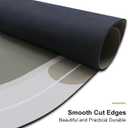 Rubber Bath mats Quick-Drying Non-Slip Bathroom mat Super Absorbent Bath mat Instant Dry Bath mat, Bathroom Rug in Front of The Kitchen Sink, Shower Room, Bathtub, Oval(Brown+16.9x35.4in)