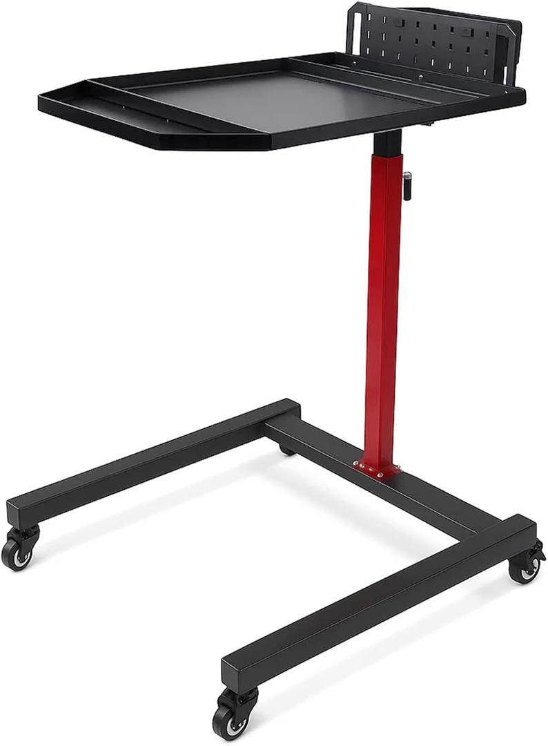 BESTOOL Mobile Work Table Adjustable 32''to 50''