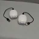 2Pcs Universal Automatic Fingernail Grinder,Portable Electric Nail Clipper,360 Silent Auto Fingernail Cutter and Polishing with LED Light and 3 Speeds for Whole Family