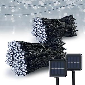 Vimorg Solar String Lights Outdoor, 1 Pack 79FT 200 LED Waterproof Solar Christmas Lights with 8 Lighting Modes for Tree Yard Garden Party Xmas Decorations
