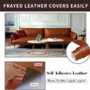 Leather Repair Patches, Self Adhesive Vinyl for Couches Furniture, 35X79 inch