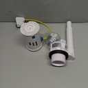 Haofy Toilet Flush Valves ABS Plastic Toilet Fitting Push Button Dual Drain Valve Water (# 1)