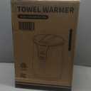 ZAFRO Luxury Towel Warmer  - Smart Timed Hot Towel Warmers for Bathroom with LED Display, 24-Hour Delay, Auto Shut Off & Child Lock, Warms 3 Oversized Towels & Robes for Spa (Snow White)