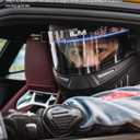ILM Snell SA2025 Full Face Auto Racing Helmets Lightweight Fiberglass for Adult Men and Women Model 890 M