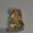 Cunhill 8 Pieces Herb Napkin Rings Set Vintage Leaf Napkin Holders Rings Glossy Holder Adornment Metal Table for Graduation Holidays Wedding Graduation Party Decor Everyday Use(Gold)