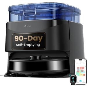 Lefant Robot Vacuum and Mop, 20000Pa Suction, 90-Day Self-Emptying, Obstacle Avoidance, Auto Mop Washing&Drying, All-in-One for Pet Hair Carpet, 5G WiFi Alexa/APP/iWatch Control, M3 Max