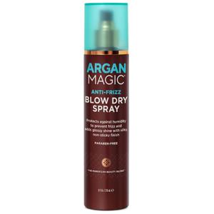 Argan Magic Anti-Frizz Blow Dry Spray  Protects Against Humidity & Tames Frizz | Adds Glossy Shine & Softness | Paraben-Free, Cruelty-Free | Made in USA (8 Oz)