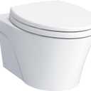 Toto TCT426CFGT4001 AP Wall Mounted Elongated Chair Height Toilet Bowl Only with CeFiONtect - Less Seat