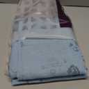 jinchan Blue Sheer Curtains for Living Room Bedroom Coastal Nursery Curtains 63 Inch Long Beach House Voile Transparent Seashell Seahorse Printed Window Treatments Set Rod Pocket 2 Panels