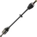 Detroit Axle - Front Left CV Axle for 1992-2005 Honda Civic, 1997-2005 EL, 1993 1994 1995 1996 1998 1999 2000 2001 2002 2003 2004 Driver Side CV Axle Shaft Replacement