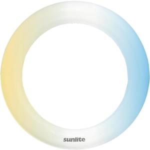 Sunlite 8" T9 LED Circline Bulb, 11W, 120-277V, Non-Dimmable, 1100 Lmns, G10Q 4-Pin Base, CCT Selectable 30K/40K/50K/65K, ETL Listed LED Replacement for Fluorescent Circline, Ideal for Ceiling Lights