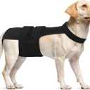 Dog Diapers Female Reusable Washable Period Diaper with Suspender,Adjustable Dog Panties Anti-Harassment, Doggie Diapers for Incontinence, Heat Cycles, or Senior DogsXS-XL (Black)