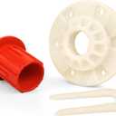52719 Washing Machine Basket Bushing & W10396887 W10528947 Washer Basket Driven Hub Kit for Whirlpool, Maytag, Kenmore, Amana, Roper, Admiral Top-load Washing Machines, Replaces AP5665171 PS6012095