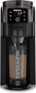 BREZZA Supermix Automatic Protein Shake Maker – Electric Powder Dispenser & Mixing Cup System | 24 oz BPA-Free Tritan | Clump-Free Shakes in 25 Seconds