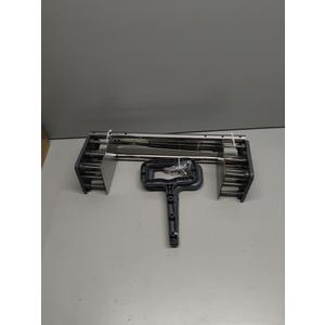 Manual lawn aerator with dual spike plates