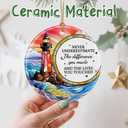 Christmas Ornaments, Going Away, Goodbye, Farewell Gifts for Coworkers - Retirement, Coworker Leaving Gifts for Women, Men - Leaving Job, Moving Away Presents for Friends, Boss, Work Bestie - Design F