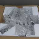 LaLuLa Chrome Chandelier Modern Mini Acrylic Crystal Chandelier Lighting 4 Light Candle Style Chandeliers for Dining Room