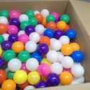 GOGOSO Ball Pit Balls for Toddles Kids Plastic Ballpits Accessories Crush Proof Durable Fun Shape Play Baby Bath Toys 50 100 200 500 1000