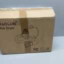 Dog Dryer for Pet Grooming, High Velocity Pet Hair Dryer with Heater, Adjustable Speed, 3 Nozzles and a Comb, Pink