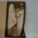 KIDMI Unisex Vegan Suede Clogs Leather Mules Womens Mens Cork Footbed Potato Shoes with Arch Support, Vegan Suede Taupe, Size 37