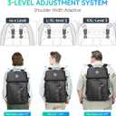 SWICKY 40L Travel Backpack for Men TSA Friendly Carry-On, 17.3" Laptop Sleeve, Water-Resistant, Quick-Access Phone Pocket, Large Weekender for Travel & Commute