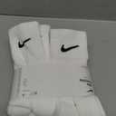 Nike Unisex Adult Everyday Cushioned Training Crew Socks (6 Pairs) (Medium, White/Black)