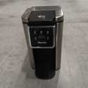 Single Serve Coffee Maker for KCup Pod and Grounds, Hot and Iced Coffee Maker, Strong Button Feature, 6 to 14oz Brew Sizes, 50oz Removable Reservoir, Up to 6.5 Inch Cup, Stainless Steel, Black