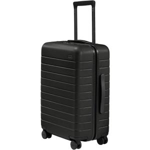 Away Bigger Carry-On Luggage, Lightweight Hardside Large Suitcase with Spinner Wheels, TSA Lock, Airline Approved, Jet Black