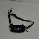 Clip and Go Strap for Phone with Wallet Crossbody Phone Lanyard Adjustable and Detachable RFID Wristlet Wallet with ID Window and Zipper, Black (Medium)