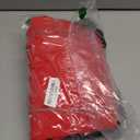 Winter Dog Coat Warm Dog Jacket Vest Waterproof Puffer Fleece Snowsuit Adjustable Buckle Leash Hole Reflective Cold Weather Parka for Small Medium Large Dogs Girl Boy  Red XL