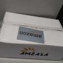 Plug in Crystal Ceramic White Chandelier, Glass Chandeliers,White crystal Hanging Pendant Light with Clear Cord and On/Off, 4 Light Crystal Chandelier for wedding, Kitchen, Dining,Foyer, Mini room