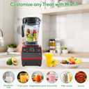 Blender Pitcher 64oz Low-Profile, Replacement Pitcher Container Jar Cup Compatible with 750, 5200, 5000, 6300, 7500, 7800, Vm0102, Vm0103, Vm0197, E310 Classic/Explorian/Commercial Series
